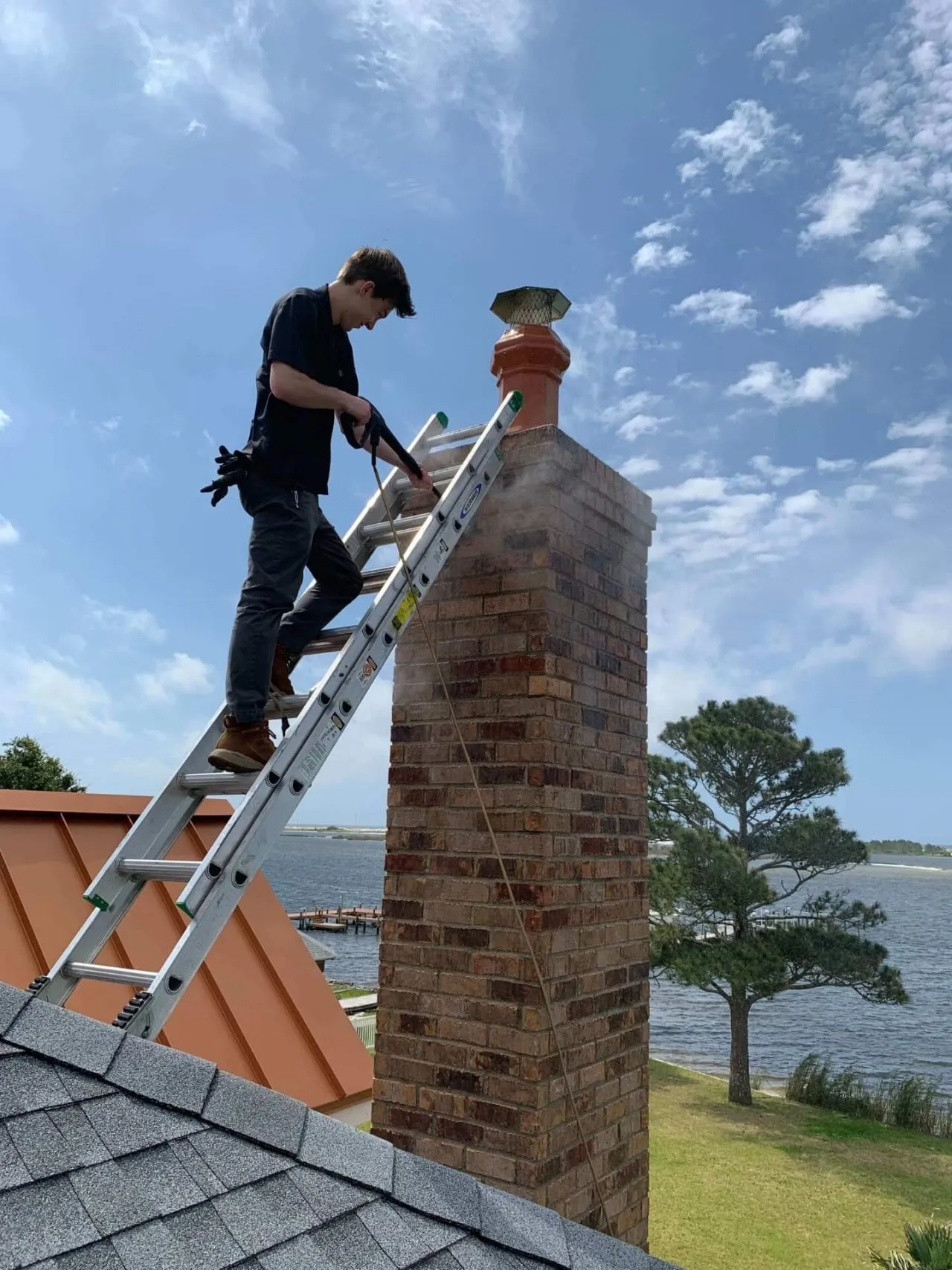 Chimney cleaning professional tools