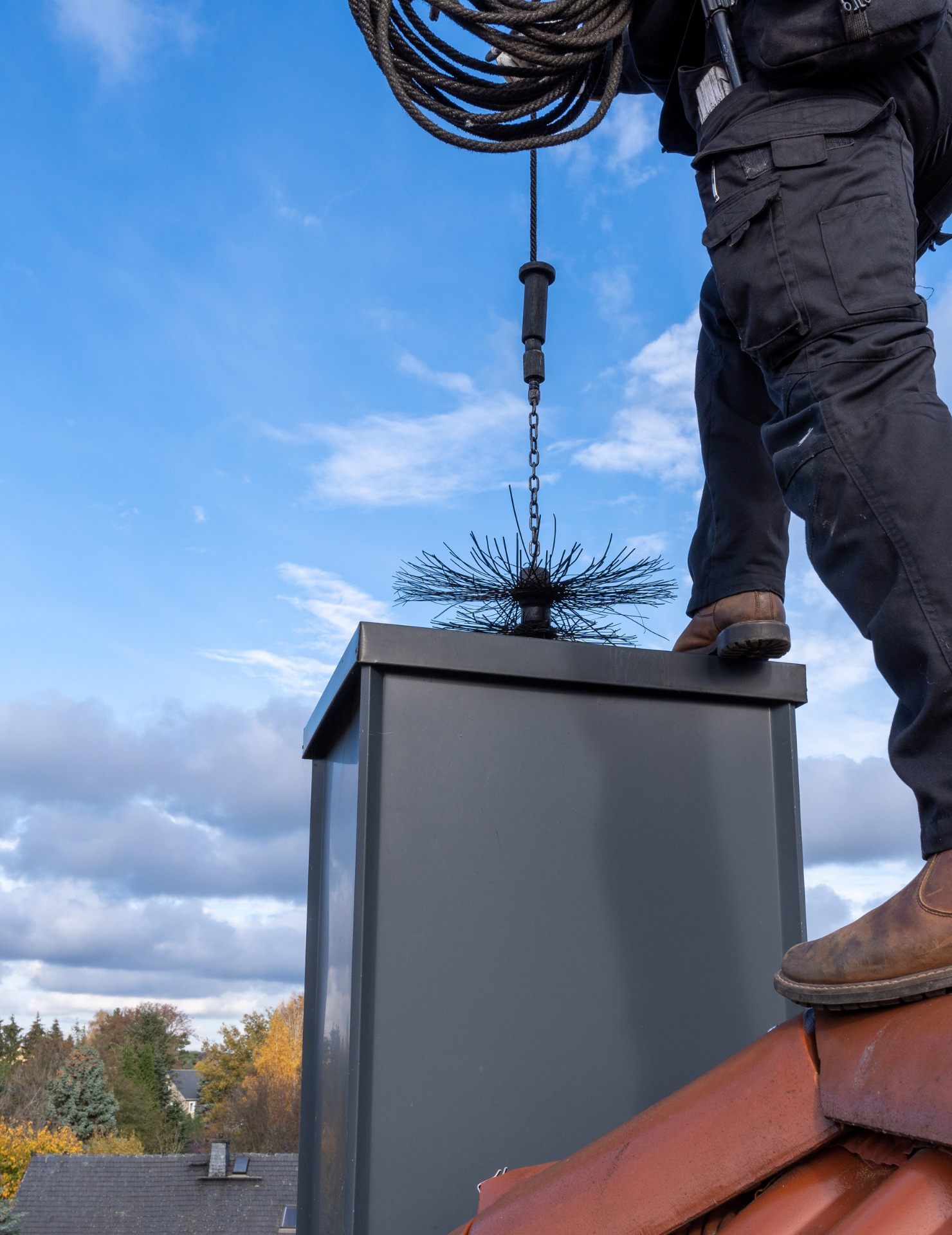 Chimney inspection and maintenance